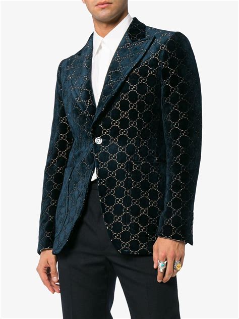 blue gucci blazer|gucci blazer sale.